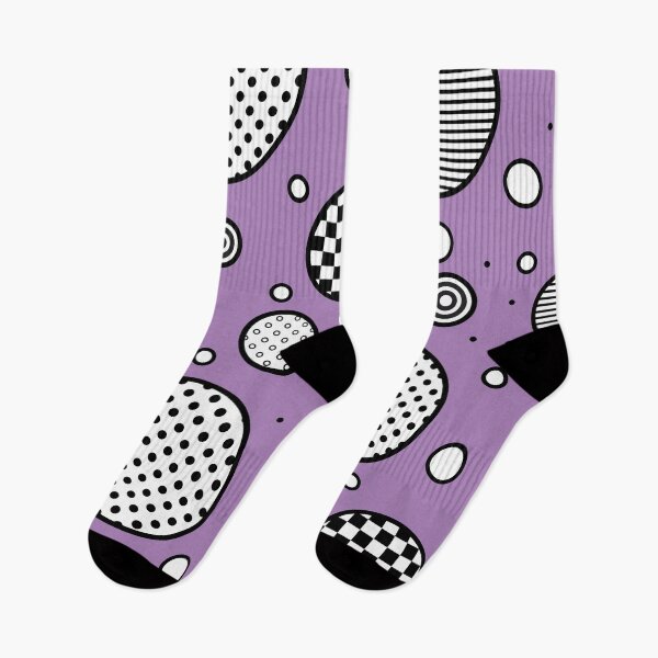 Item preview, Violet euphoria- abstract geometric composition/ violet, black and white. designed and sold by My-fake-places.