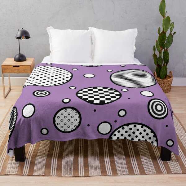 Item preview, Violet euphoria- abstract geometric composition/ violet, black and white. designed and sold by My-fake-places.