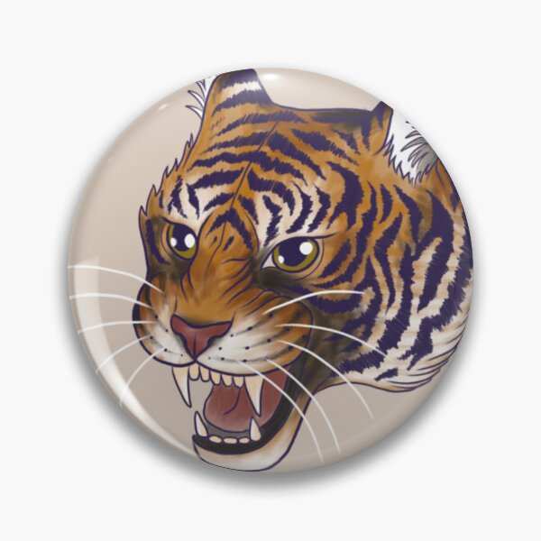 Item preview, Illustrative Tiger Roaring designed and sold by Ericat-Tattoo.