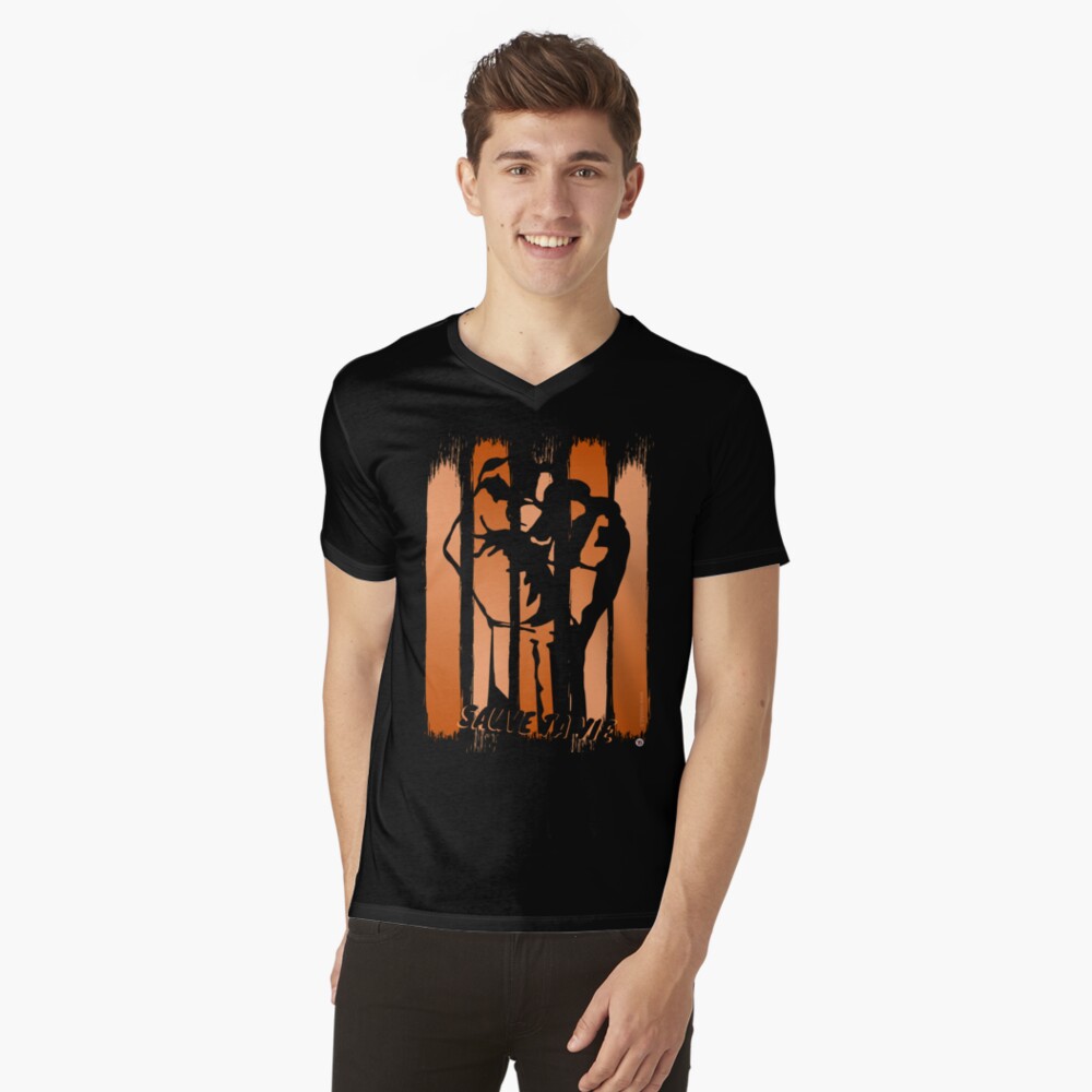 Aperçu de l'œuvre T-shirt col V créée et vendue par Vinidal.