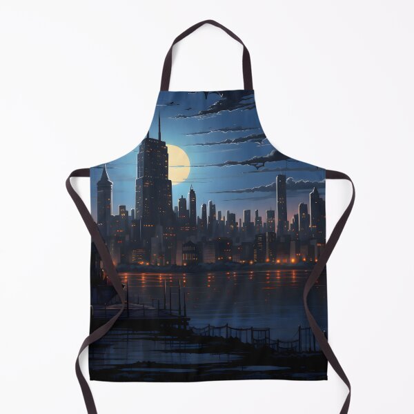 Item preview, Moonlit City Skyline by the Waterfront designed and sold by GreenInkXpress.