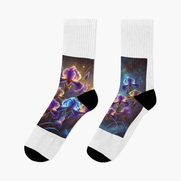 Item preview, Happy New Year 2025 with Irises at Night designed and sold by Koalangel.