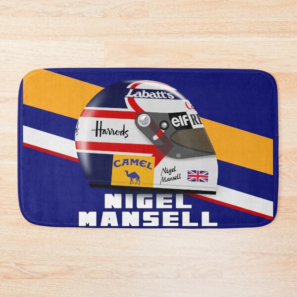 Item preview, Nigel Mansell - Helmet with Background 1992 designed and sold by JageOwen.