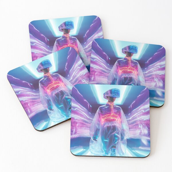 Item preview, "Neon Elegance: Haute Couture's Technological Touch" designed and sold by MacroArtHub.