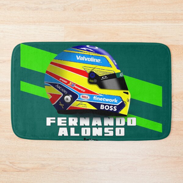 Item preview, Fernando Alonso - Helmet with Background 2024 designed and sold by JageOwen.