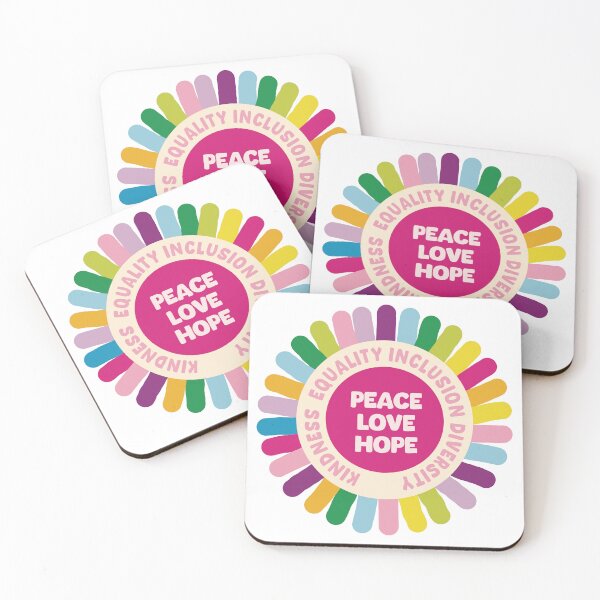 Item preview, Kindness Peace Equality Love Inclusion Hope Diversity designed and sold by EunsooLee.