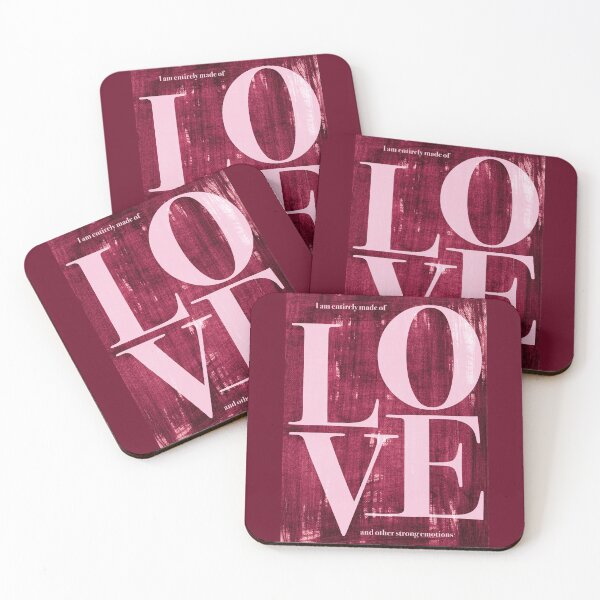 Item preview, I am made of love - dark pink designed and sold by AllegraMussato.