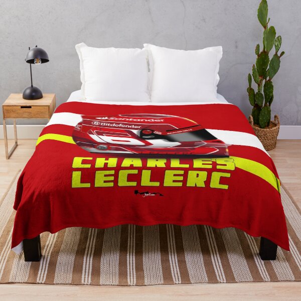 Item preview, Charles Leclerc - Helmet with Background 2024 designed and sold by JageOwen.