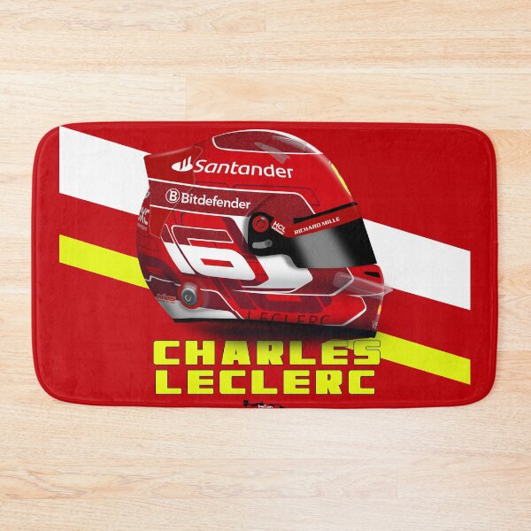 Item preview, Charles Leclerc - Helmet with Background 2024 designed and sold by JageOwen.