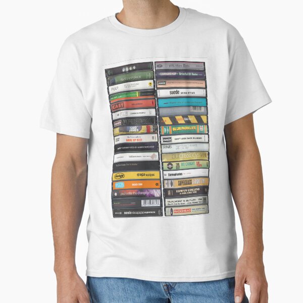 Item preview, Britpop Singles - 90s Music Cassette Print designed and sold by Mr Mustard Prints.