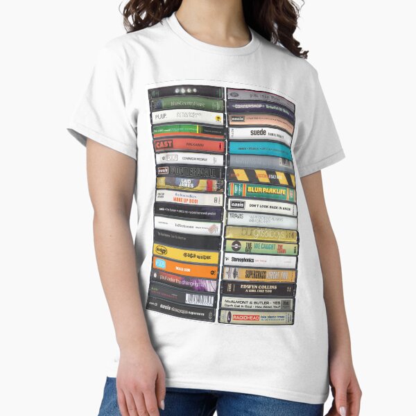 Item preview, Britpop Singles - 90s Music Cassette Print designed and sold by Mr Mustard Prints.
