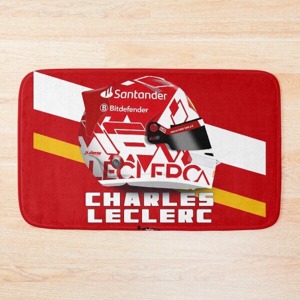 Item preview, Charles Leclerc - Monaco - Helmet with Background 2024 designed and sold by JageOwen.
