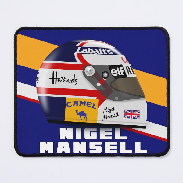 Item preview, Nigel Mansell - Helmet with Background 1992 designed and sold by JageOwen.