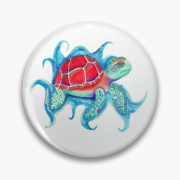 Item preview, Undersea Tortoise Watercolour Illustration designed and sold by Dan B Artist.