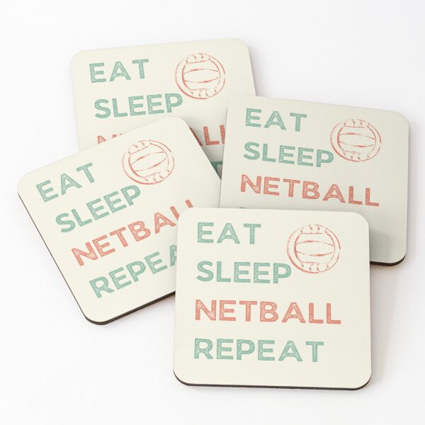 Item preview, Eat Sleep Netball Repeat designed and sold by Guess4best.