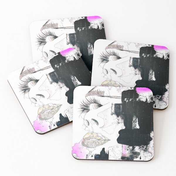 Item preview, abstract, kiss me Pink  designed and sold by Louisevn1.