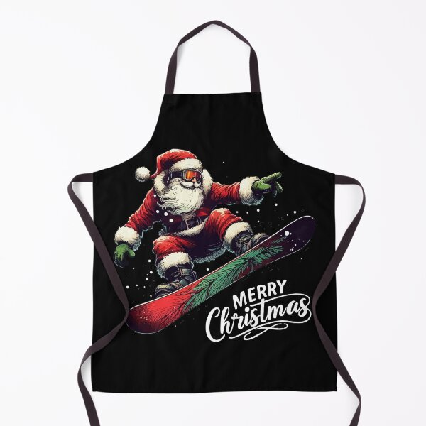 Item preview, Papá Noel snowboarder feliz navidad designed and sold by TomFrontierArt.