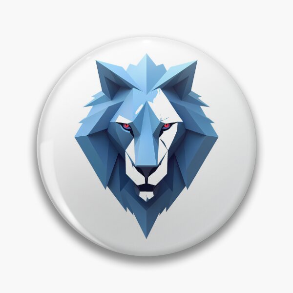 Item preview, Angular Beast Roar of the Detroit Lions designed and sold by ART ATTACK ZONE.