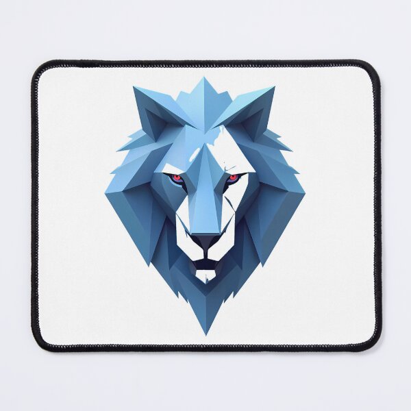 Item preview, Angular Beast Roar of the Detroit Lions designed and sold by ART ATTACK ZONE.