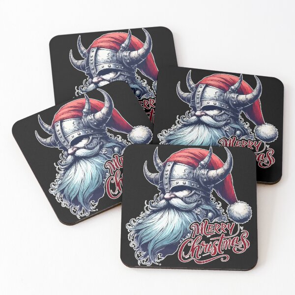 Item preview, Viking Santa Merry Christmas designed and sold by TomFrontierArt.