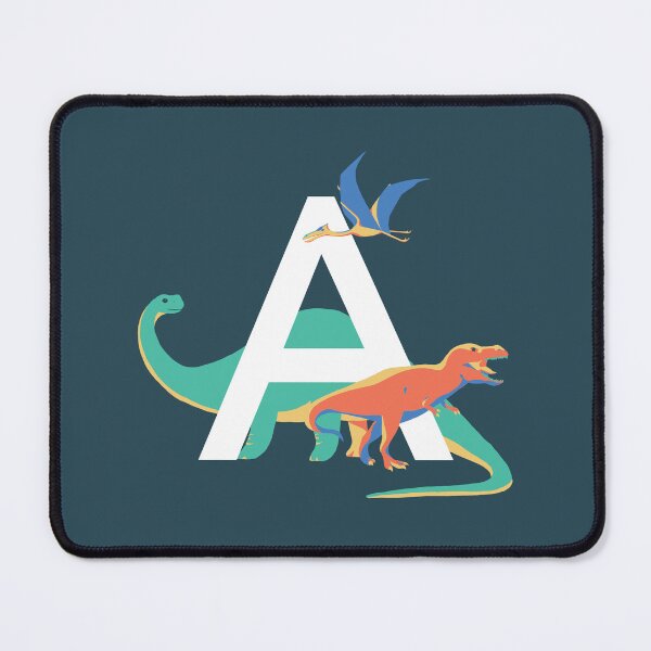 Item preview, Dinosaurs - Personalised A, Monogram, Initial, Name, Letter designed and sold by Nemki.