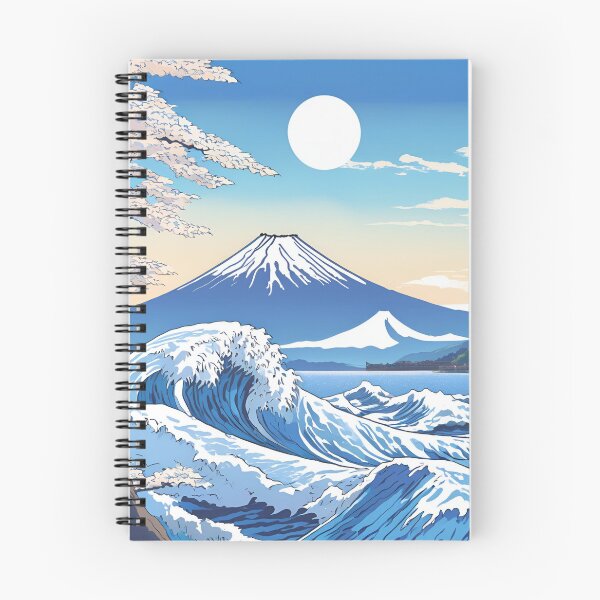 Item preview, Mount Fuji & Kanagawa Wave: Japan Touch designed and sold by Gina-Rosa.