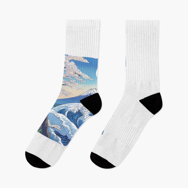Item preview, Mount Fuji & Kanagawa Wave: Japan Touch designed and sold by Gina-Rosa.
