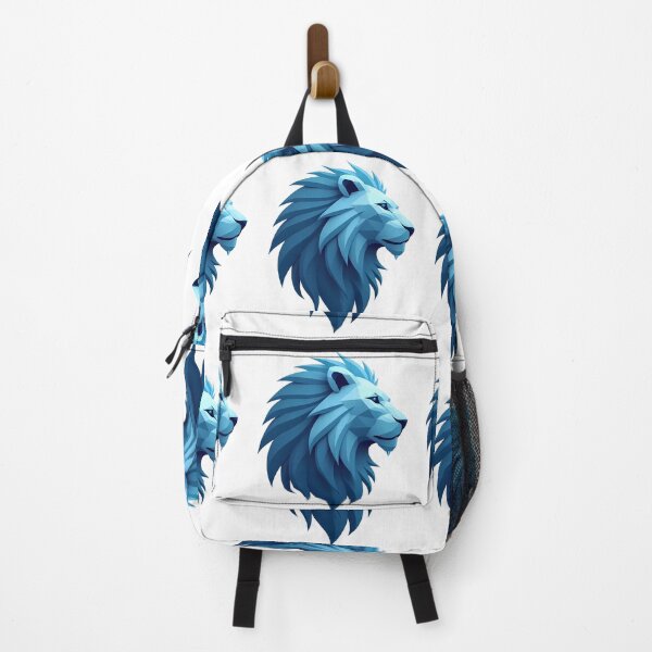 Item preview, Geometric Majesty Detroit Lions design print designed and sold by ART ATTACK ZONE.