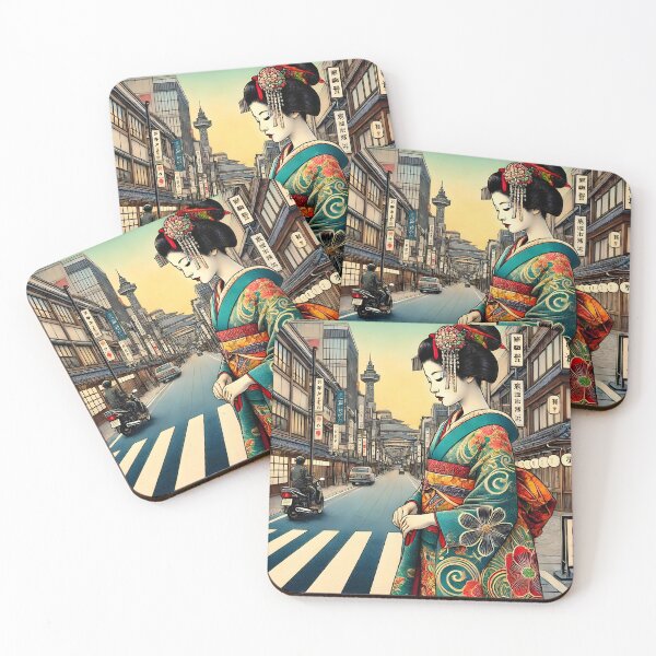 Item preview, A Geisha on the Streets of Japan designed and sold by unrealartwork.
