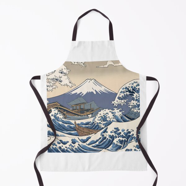 Item preview, Mount Fuji & Kanagawa Wave: Japan Touch designed and sold by Gina-Rosa.
