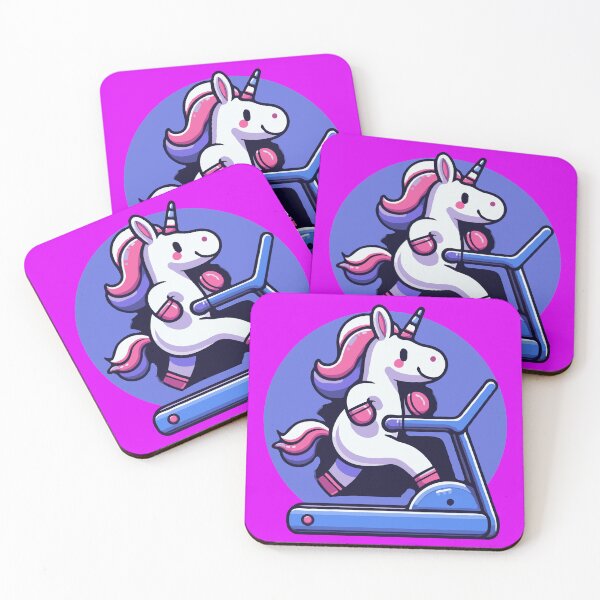Item preview, Gym Unicorn | Unicorn On A Treadmill designed and sold by McThingummy.