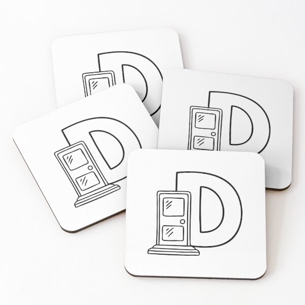 Item preview, A Door beside letter D designed and sold by rasagamastore.