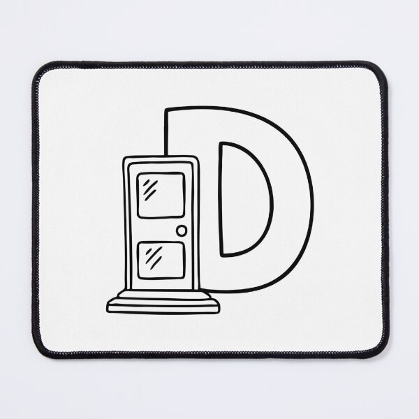 Item preview, A Door beside letter D designed and sold by rasagamastore.