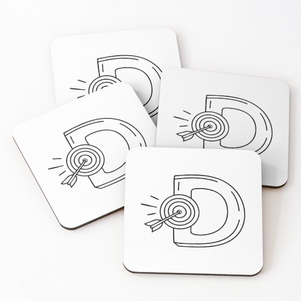 Item preview, A Dart beside letter D designed and sold by rasagamastore.