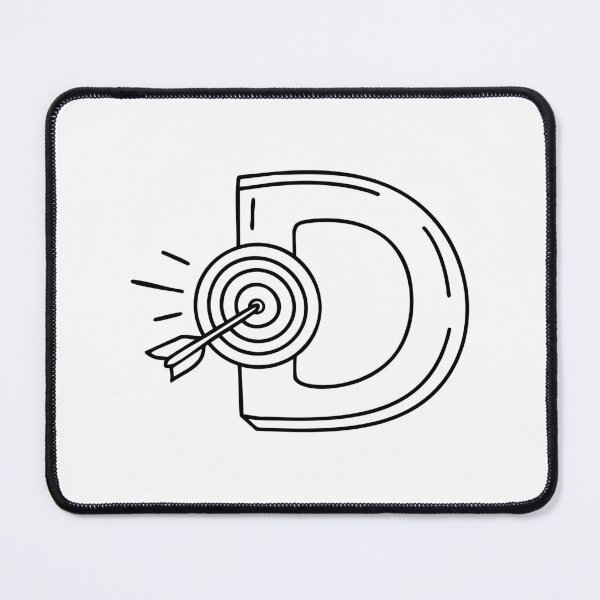 Item preview, A Dart beside letter D designed and sold by rasagamastore.