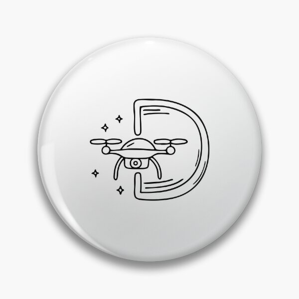 Item preview, A Drone beside letter D designed and sold by rasagamastore.