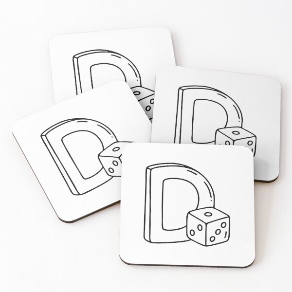 Item preview, A Dice beside letter D designed and sold by rasagamastore.