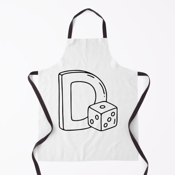 Item preview, A Dice beside letter D designed and sold by rasagamastore.