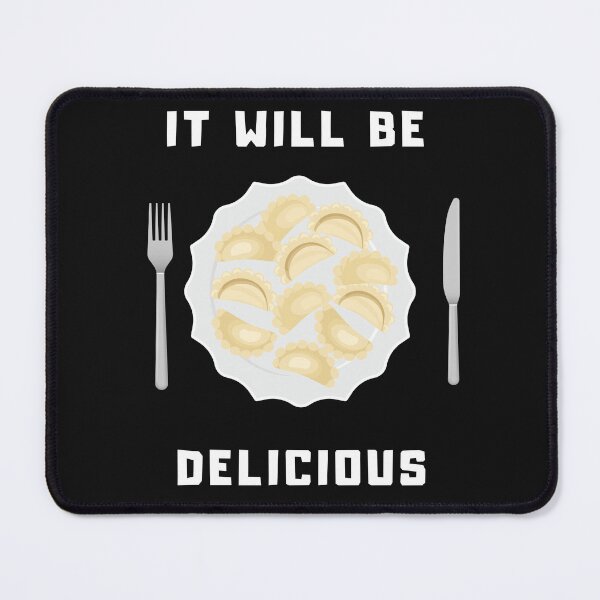 Item preview, It Will Be Delicious Pierogi On The Plate designed and sold by Maggie Mustard.