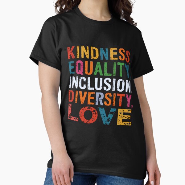Item preview, Kindness Equality Inclusion Diversity Love Social Justice  designed and sold by luannsemmsobre.