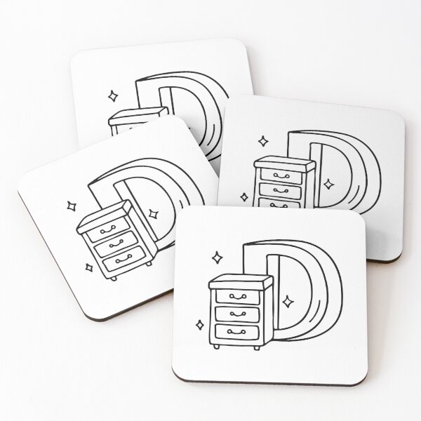 Item preview, A Drawer beside letter D designed and sold by rasagamastore.