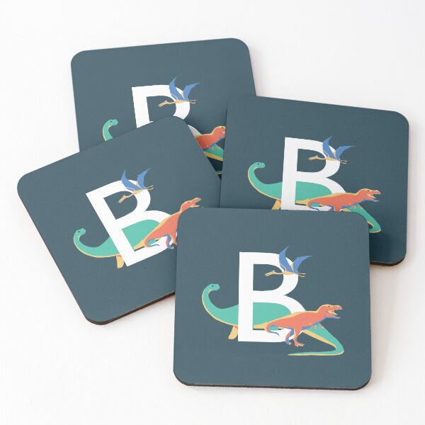 Item preview, Dinosaurs - Personalised B, Monogram, Initial, Name, Letter designed and sold by Nemki.