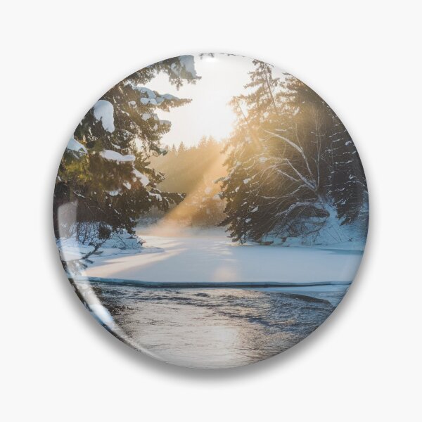 Item preview, Snowy Sunrise Serenity  designed and sold by CustomTee-Lab.