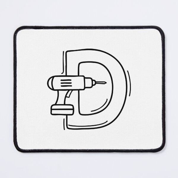 Item preview, A Drill beside letter D designed and sold by rasagamastore.