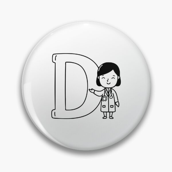Item preview, A Doctor beside letter D designed and sold by rasagamastore.