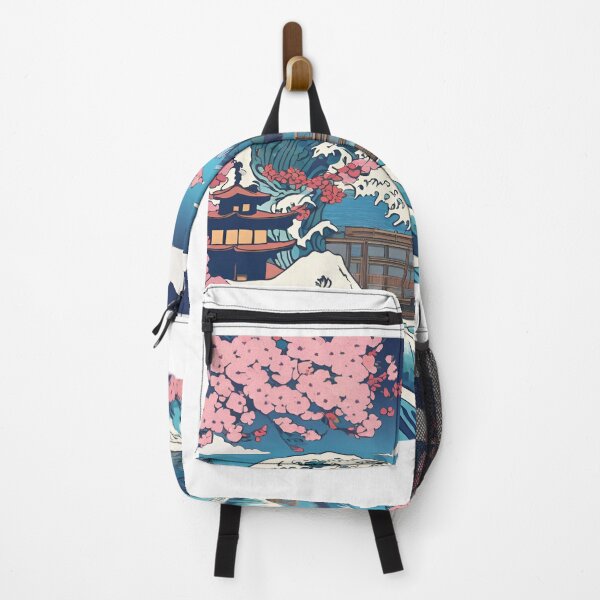Item preview, Mount Fuji & Kanagawa Wave: Japan Touch designed and sold by Gina-Rosa.