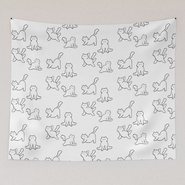 Item preview, Mindful Kitty: Black & White Yoga Poses designed and sold by RM-Journey.