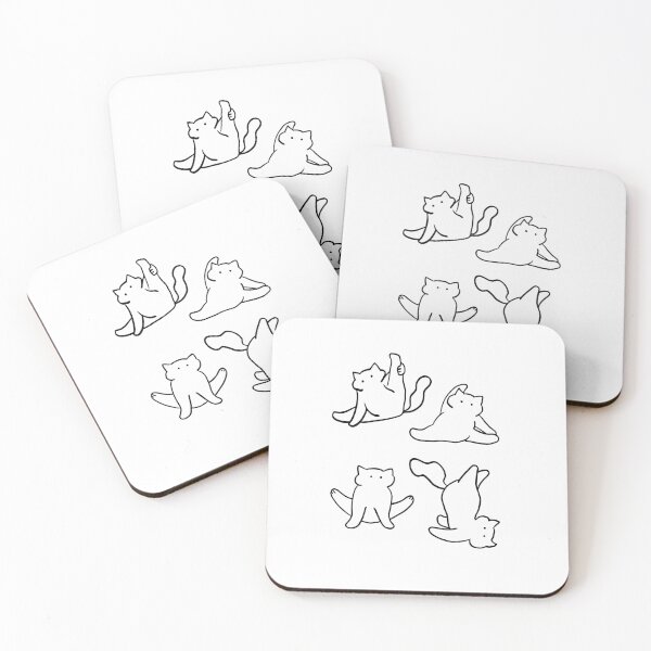 Item preview, Feline Flexibility: Cats in Yoga Poses designed and sold by RM-Journey.