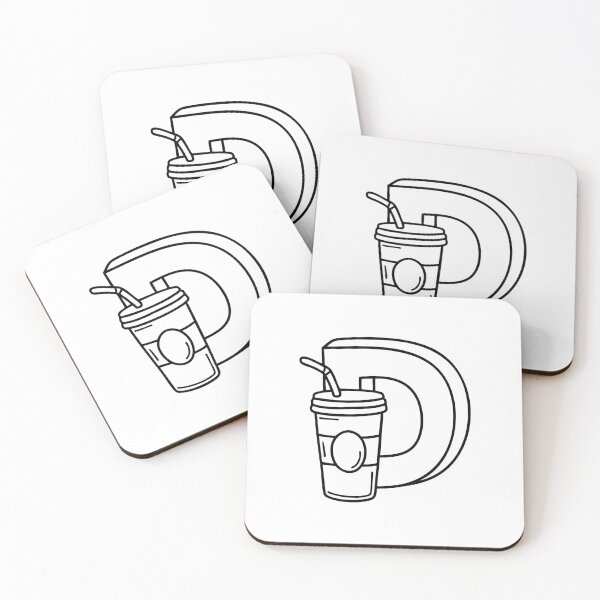 Item preview, A Drink beside letter D designed and sold by rasagamastore.