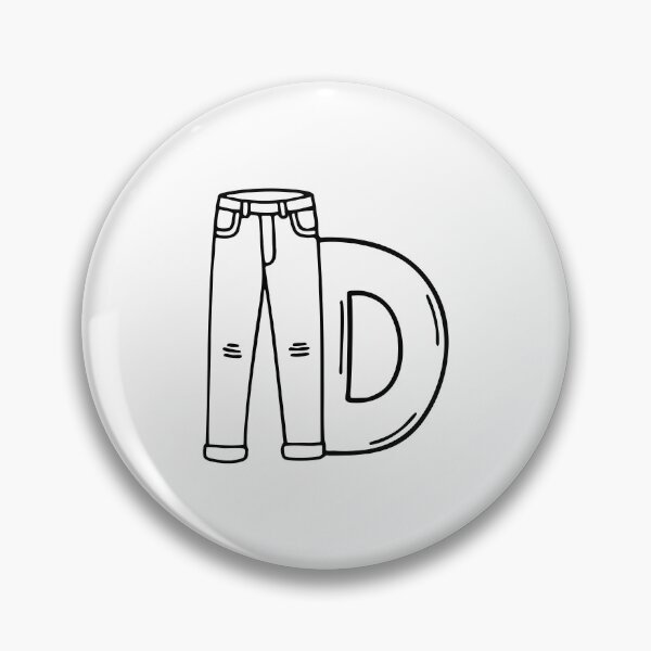 Item preview, Denim pants beside letter D designed and sold by rasagamastore.